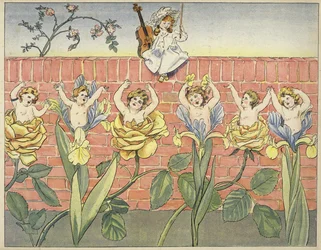 Endpapers for Flower Legends for Children